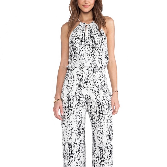 Parker Shauna Jumpsuit in black splatter - Picture 1 of 6
